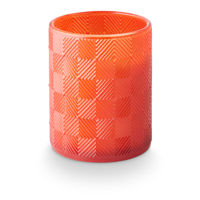 Guava Ginger Textured Glass Candle