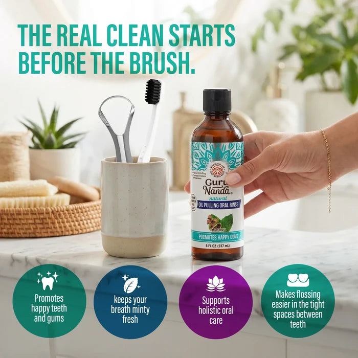 GuruNanda 7-Step Oral Care Routine