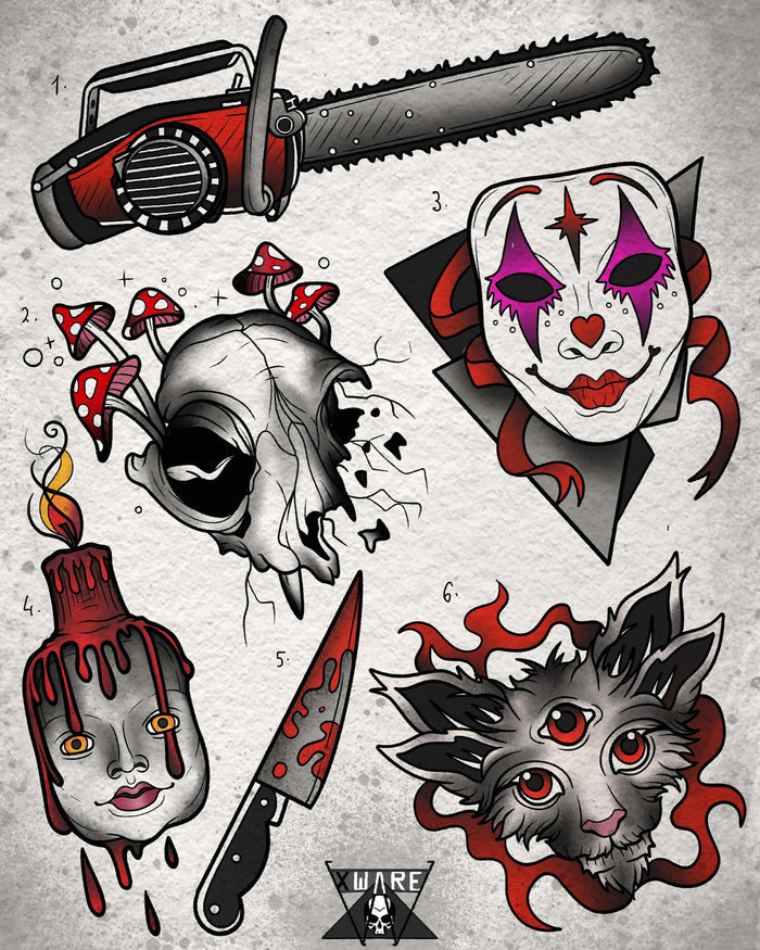 Hallowe'en inspired designs by Emily (2025)