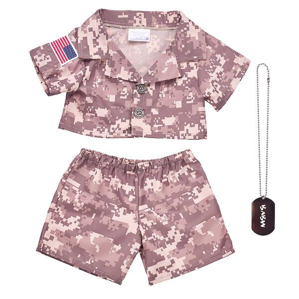 Happy Hugs Khaki Camo Gift Set - Build-A-Bear Workshop Australia