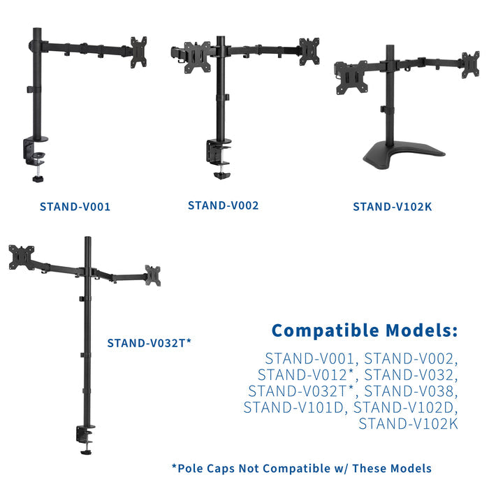 Hardware kit for compatible VIVO monitor stands. Please check compatibility before purchasing!