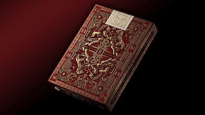 Harry Potter Playing Cards - Gryffindor Playing Cards by Theory11