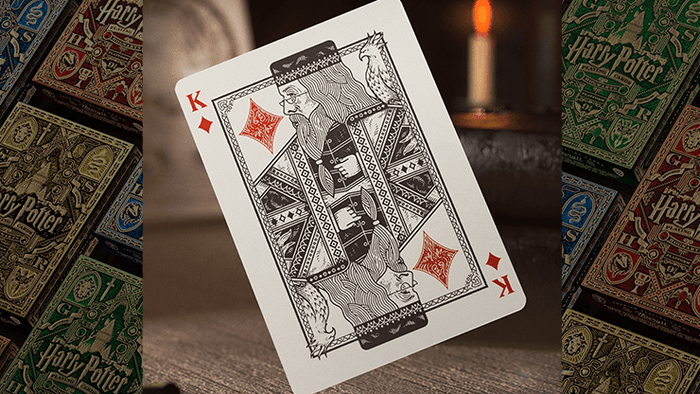 Harry Potter Playing Cards - Gryffindor Playing Cards by Theory11