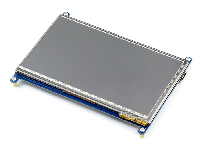 HDMI 7" 1024x600 Touch Screen & Case (USB) by Waveshare - The Pi Hut