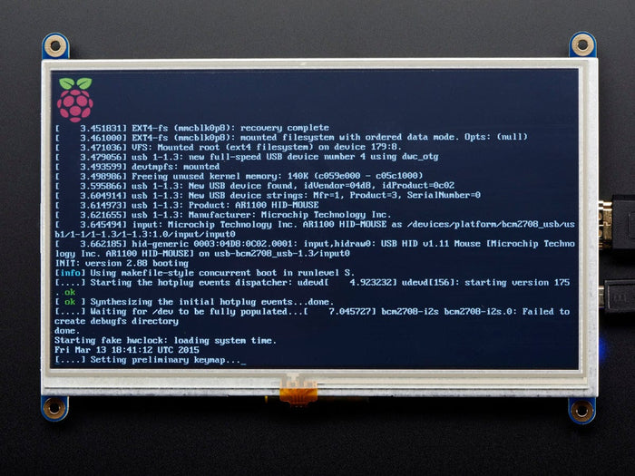 HDMI 7" 800x480 Display Backpack - Without Touch [Discontinued] by Adafruit - The Pi Hut