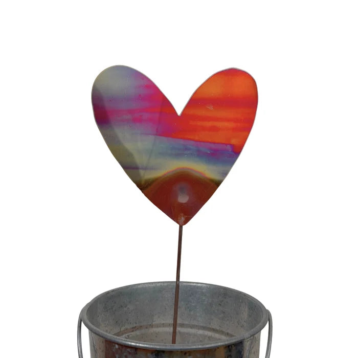 Heart Copper Pot Stake