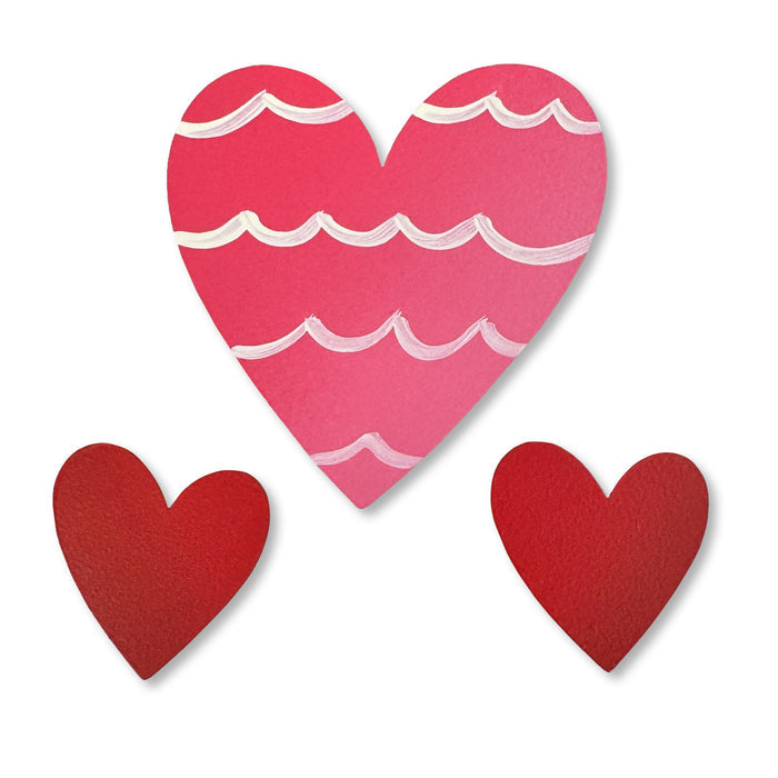 Heart Magnets S/3