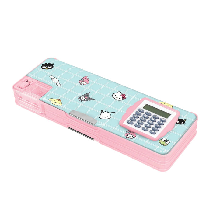 Hello Kitty and Friends x Studio Oh! Blue Grid Pencil Case Pencil Case Studio Oh!