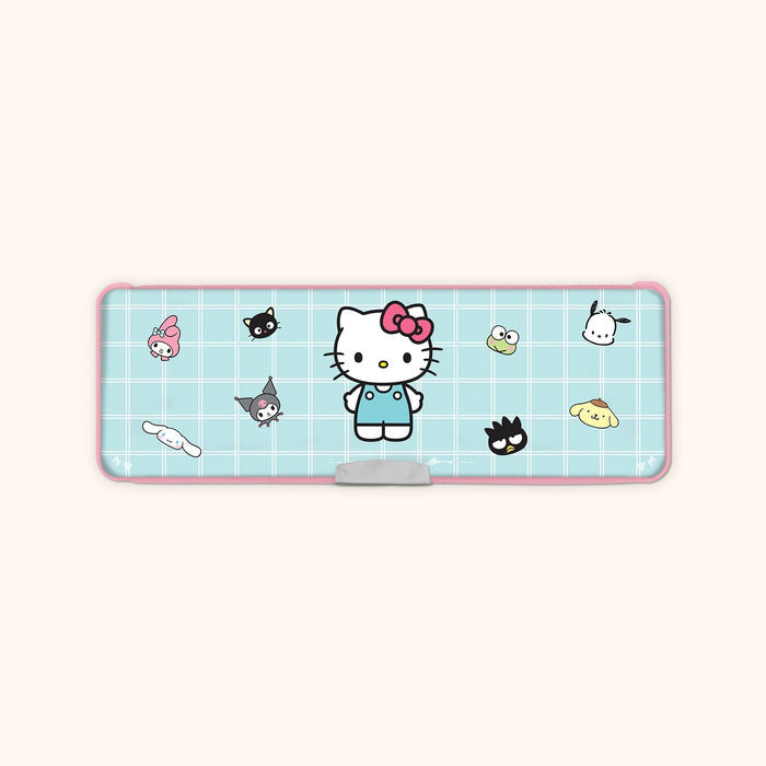 Hello Kitty and Friends x Studio Oh! Blue Grid Pencil Case Pencil Case Studio Oh!