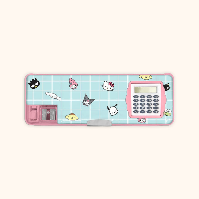 Hello Kitty and Friends x Studio Oh! Blue Grid Pencil Case Pencil Case Studio Oh!