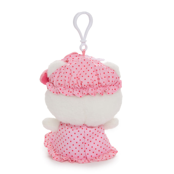 Hello Kitty Plush Mascot Clip (Nightcap Series) Plush NAKAJIMA CORPORATION