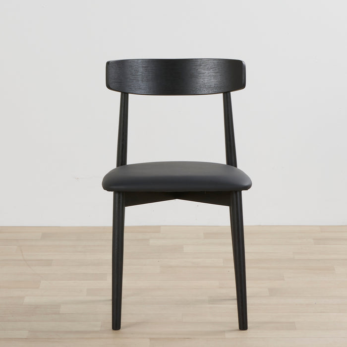 Henry Dining Chair - Black/PU