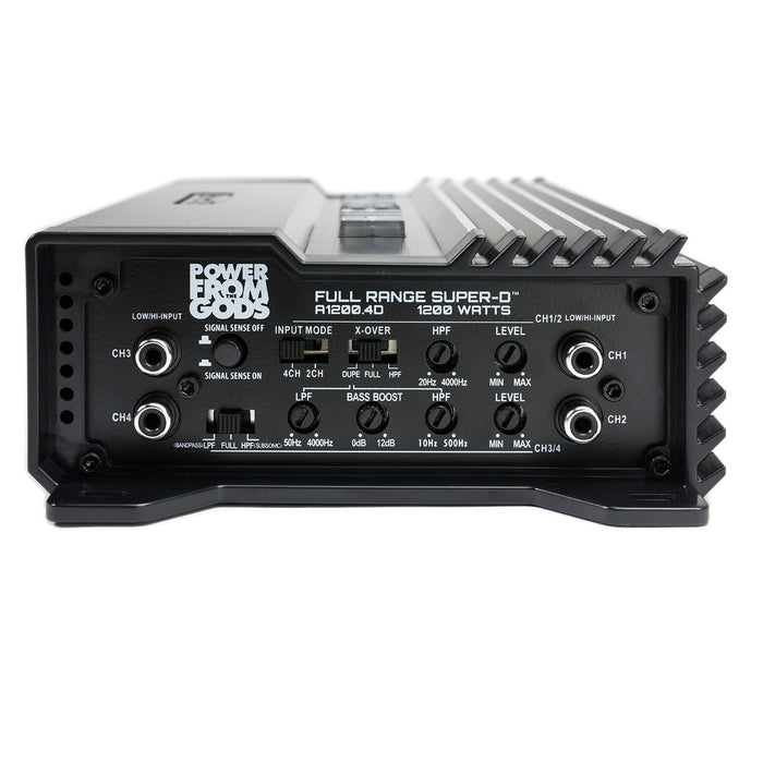 Hifonics Compact 1200W - 4 Channel Car Amplifier