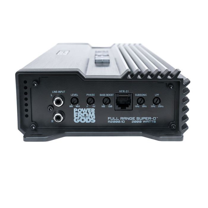 Hifonics Compact 2000W - 1 Ohm Stable Monoblack Car Amplifier