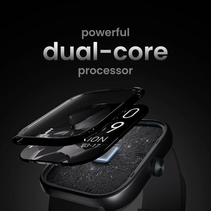 HiFuture Lume Smart Watch 1.85" Display | Silver