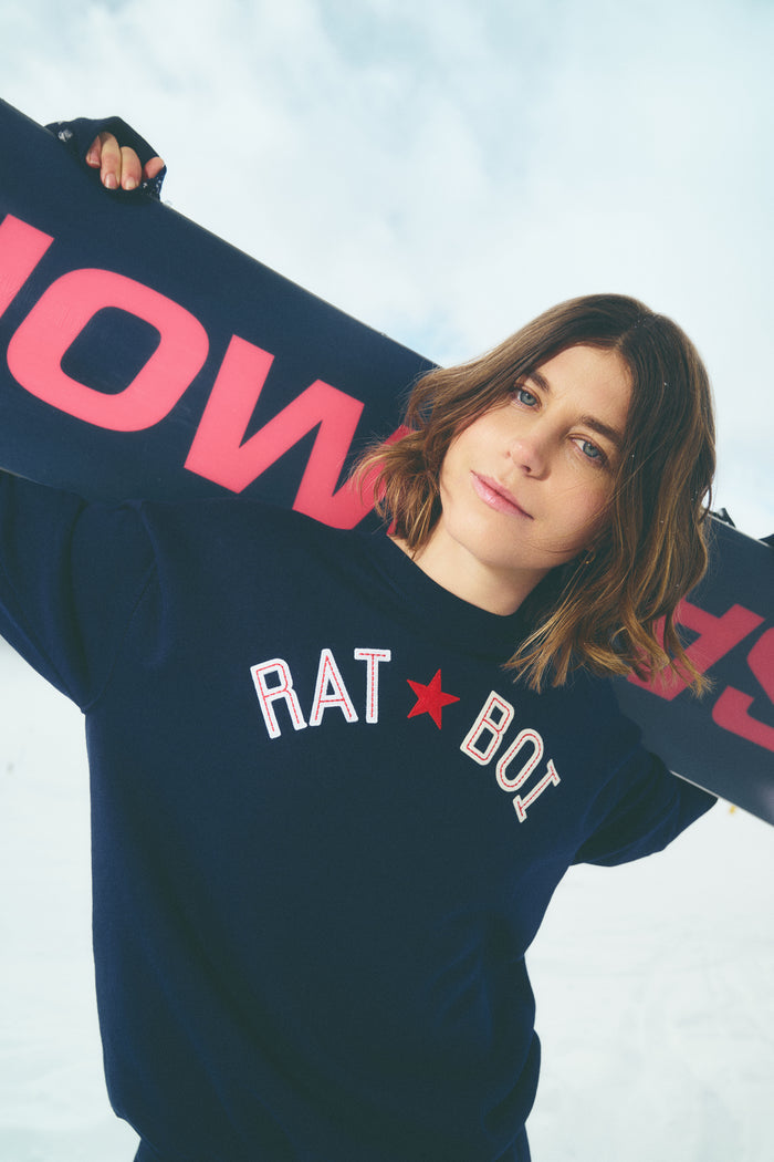 HOMETOWN HERO PULLOVER IN NAVY