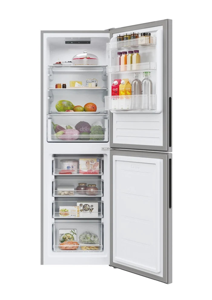 Hoover HVT3CLECKIHS-1 55cm Low Frost Fridge Freezer Silver Silver
