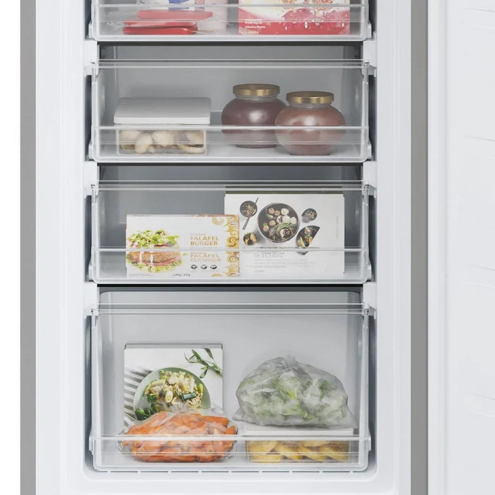 Hoover HVT3CLECKIHS-1 55cm Low Frost Fridge Freezer Silver Silver