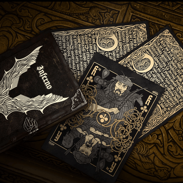 Inferno Playing Cards Playing Cards by Balthasar Epprecht