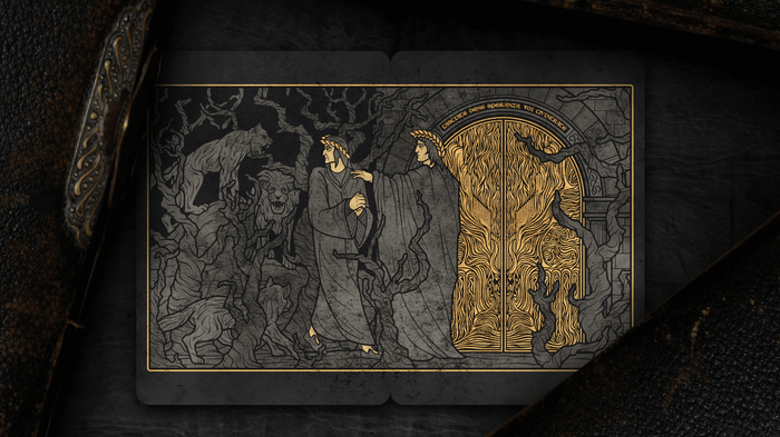 Inferno Playing Cards Playing Cards by Balthasar Epprecht