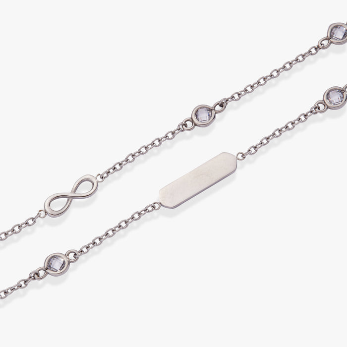 Infinity Chain Double Strand Bracelet