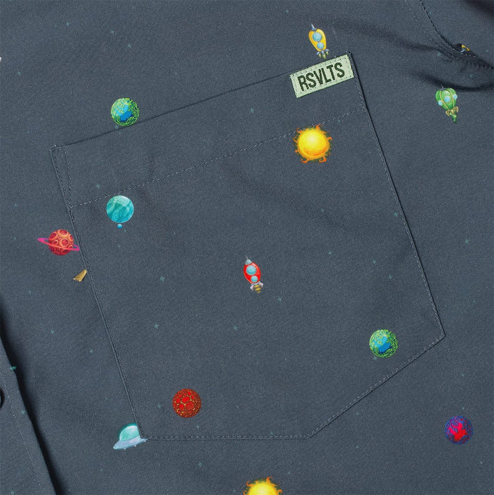 RSVLTS RSVLTS Short Sleeve Shirt Intergalactic Planetarium – KUNUFLEX Short Sleeve Shirt Intergalactic Planetarium – KUNUFLEX Short Sleeve Shirt