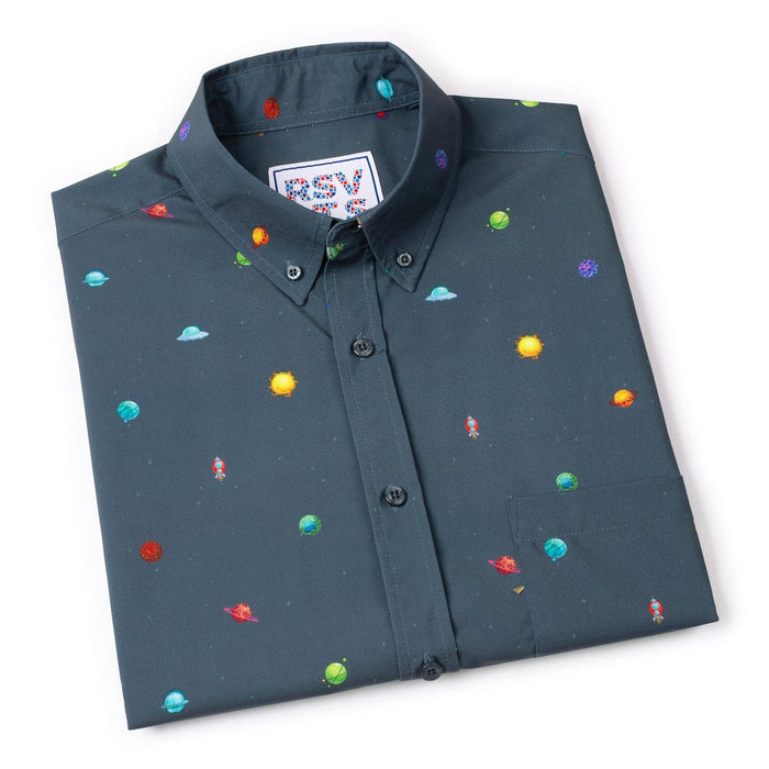 RSVLTS RSVLTS Short Sleeve Shirt Intergalactic Planetarium – KUNUFLEX Short Sleeve Shirt Intergalactic Planetarium – KUNUFLEX Short Sleeve Shirt