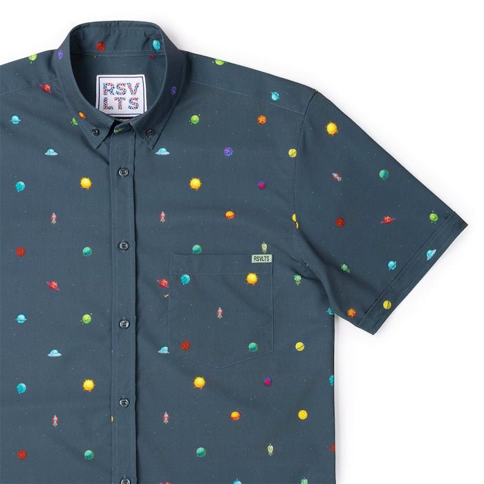 RSVLTS XS RSVLTS Short Sleeve Shirt Intergalactic Planetarium – KUNUFLEX Short Sleeve Shirt Intergalactic Planetarium – KUNUFLEX Short Sleeve Shirt