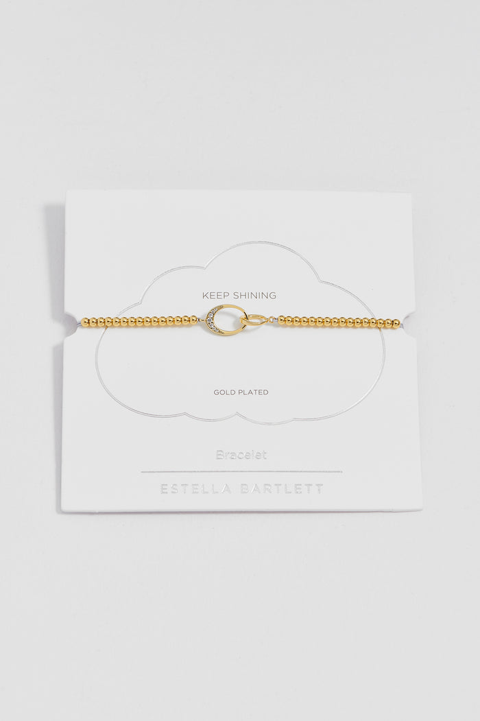 Interlinked CZ Ovals Louise Bracelet