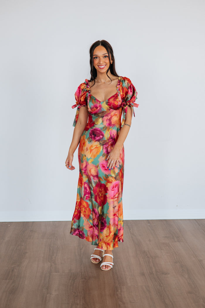 Isabel Satin Dress