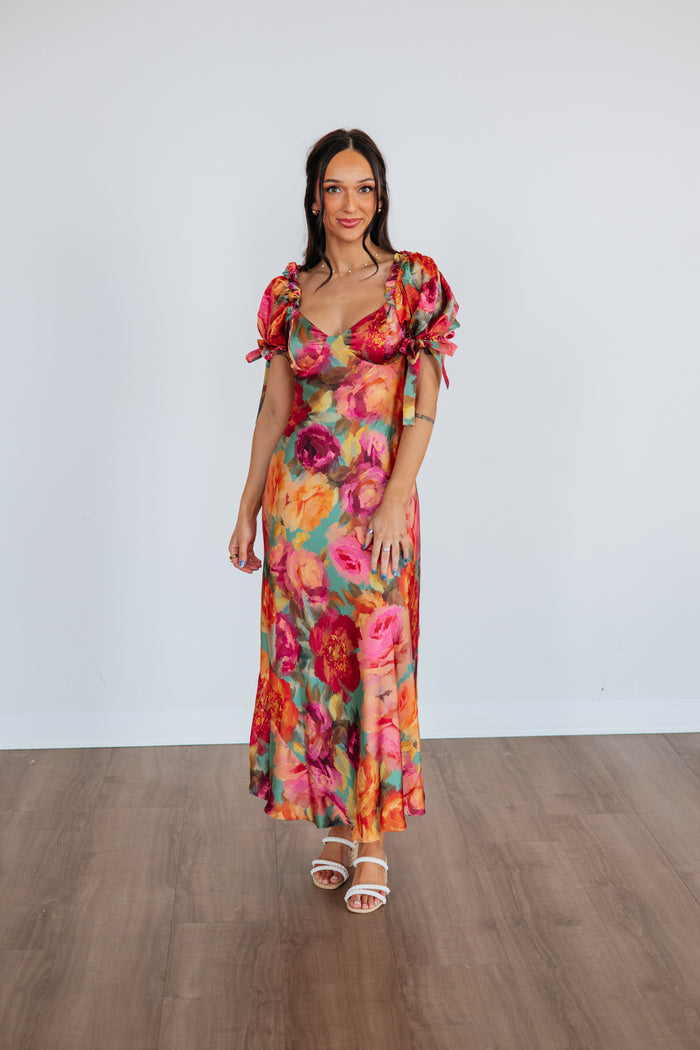 Isabel Satin Dress