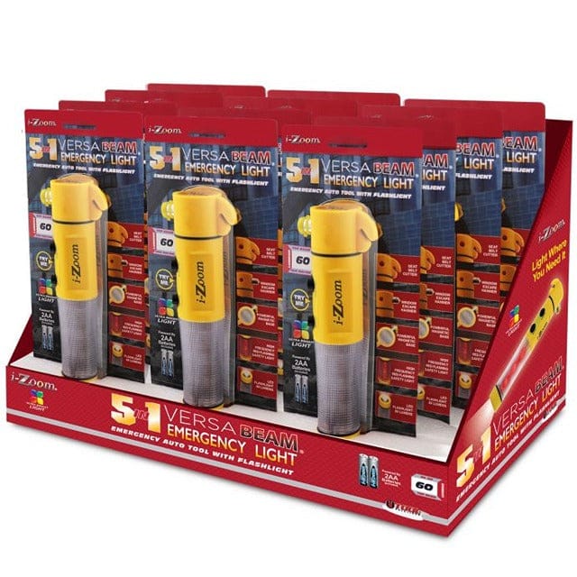 IZOOM 5IN1 AUTO EMERGENCY MULTITOOL W/FLASHLIGHT - FL51012 MEGA