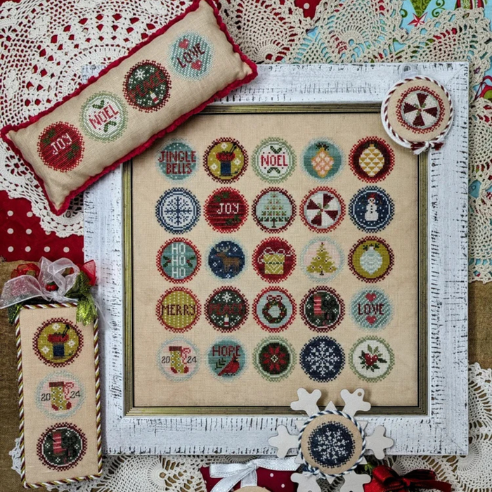 Jeannette Douglas Designs - Christmas Dots: October - Booklet Chart