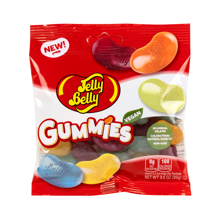 Jelly Belly Assorted Gummy Candy Peg Bag - 12 Count