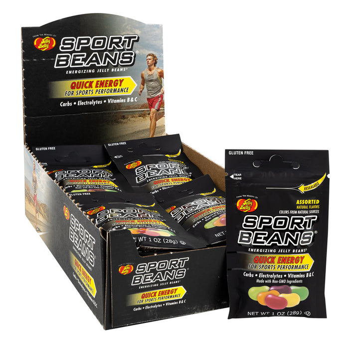 Jelly Belly Sport Beans Assorted Flavor Jelly Candy Bags - 24 Count