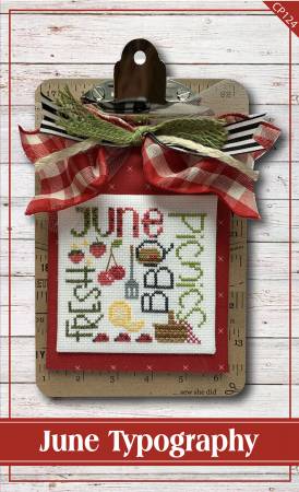 June Typography Pattern