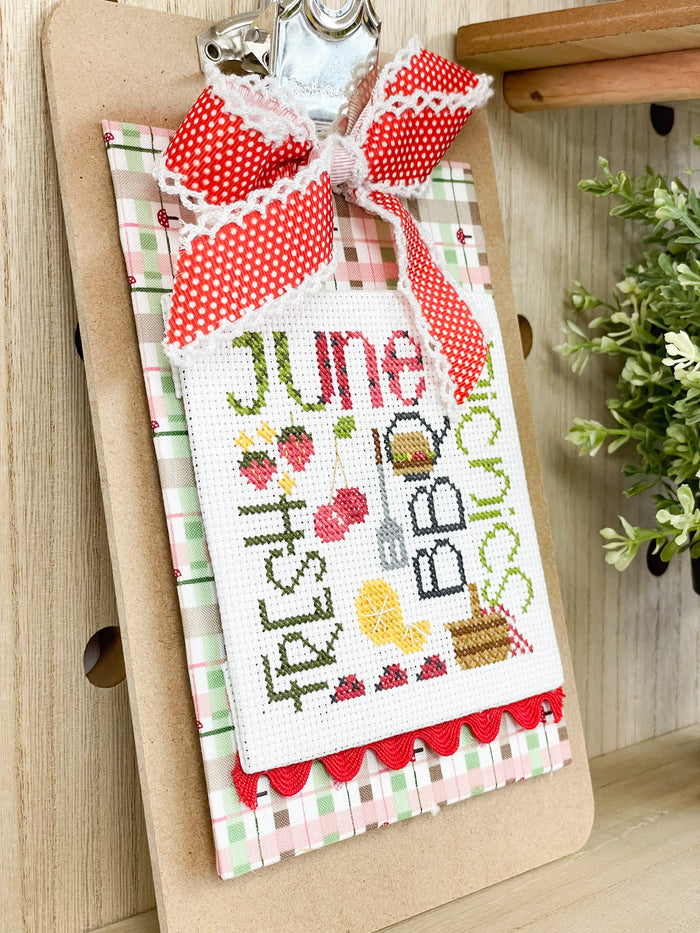 June Typography Pattern