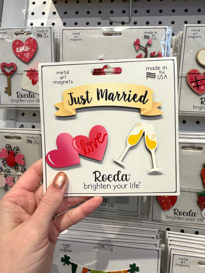 Just Married Banner Magnets S/3