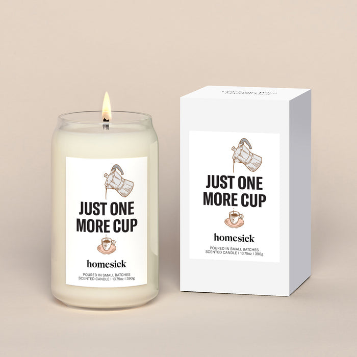 Just One More Cup Candle