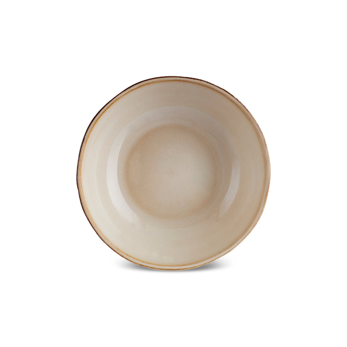Karaca Aria Beige Reactive Plat de Service, 12 cm