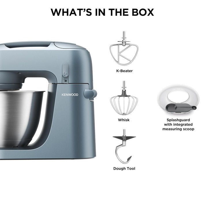 Kenwood KZM35.000GY Go Stand Mixer 4L Bowl 800W - Storm Blue Blue