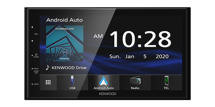 Kenwood Receiver 6.8" Apple CarPlay and Android Auto