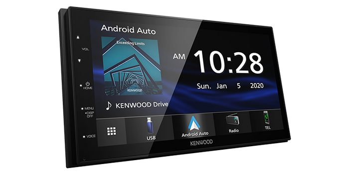 Kenwood Receiver 6.8" Apple CarPlay and Android Auto