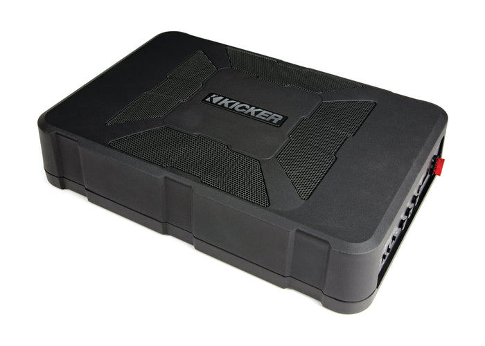 Kicker Hideaway compact powered subwoofer: 150 watts and an 8" sub