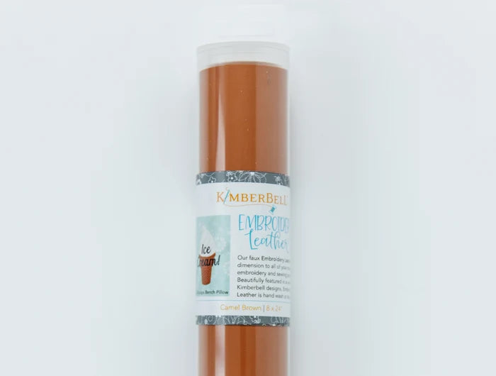 Camel Brown embroidery leather from Kimberbell.
