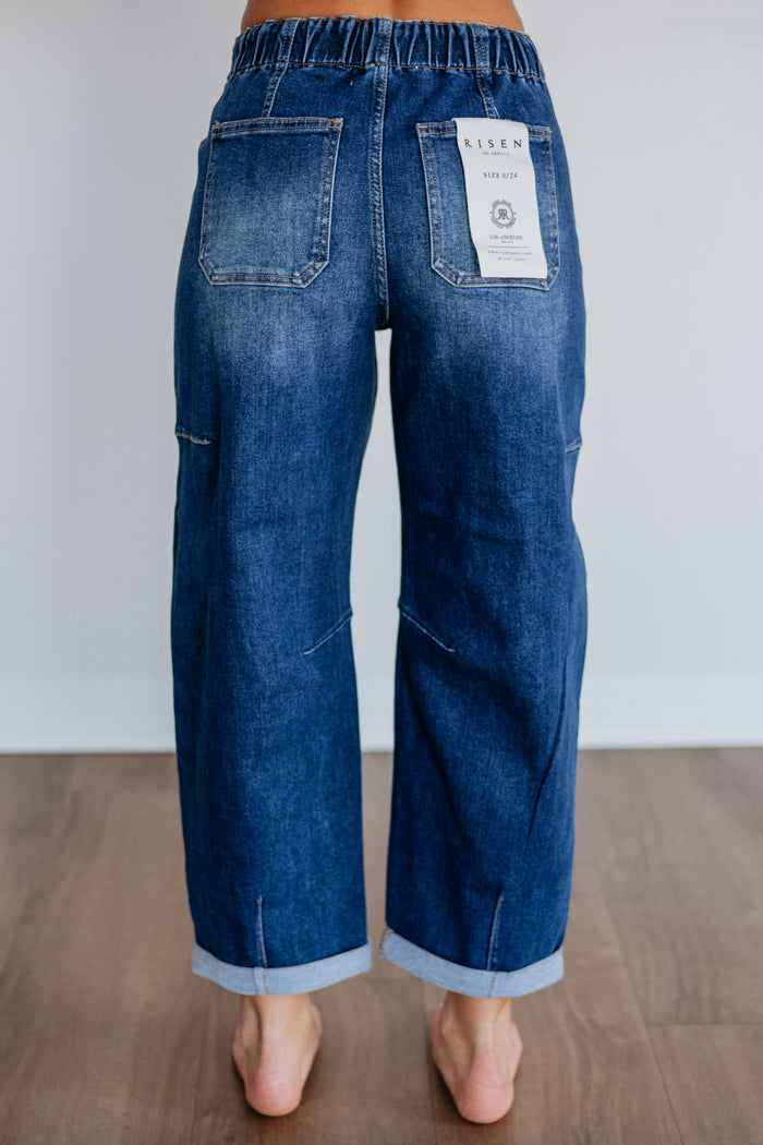 Kodi Risen Cargo Jeans - Dark Wash