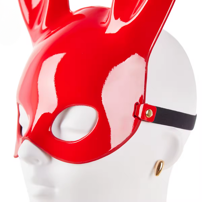 Lapin Rouge Patent Leather Mask