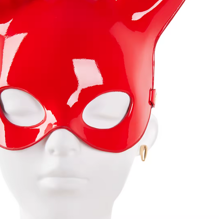 Lapin Rouge Patent Leather Mask