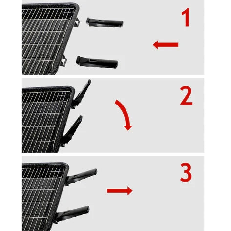 Large Grill Pan, Rack & Dual Detachable Handles Universal | Electrolux | AEG Oven Cookers
