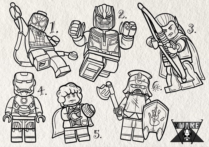 Lego inspired designs by Emily (2025)